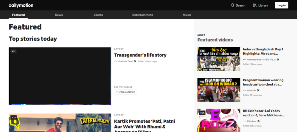 Dailymotion - Youtube Alternative