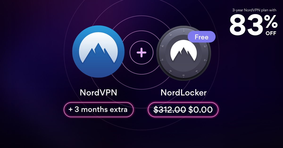 3 Year NordVPN plan with 83%OFF