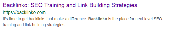 Backlinko - SERP