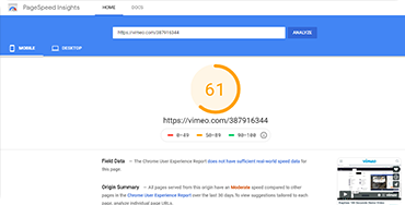 Vimeo - Speed Test