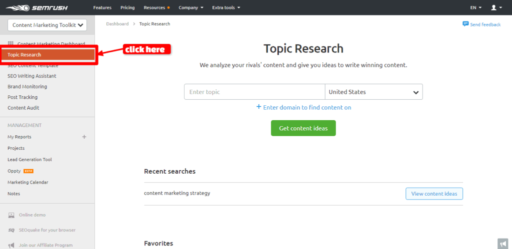 Access Topic Research Tool